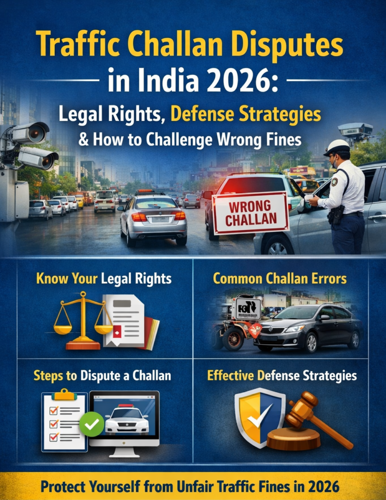 Traffic Challan Disputes in India 2026: Legal Rights, Defense Strategies & How to Challenge Wrong Fines